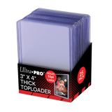 3" x 4" Clear Action Packed 55PT Toploader (25 stk)