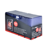 Ultra Pro  3" x 4" Clear Regular Toploader og Soft Sleeves Bundle – 100 stk