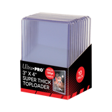 3" x 4" Clear Super Thick 180PT Toploader (10 stk)