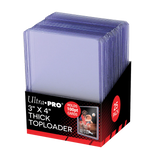3" x 4" Clear Thick 100PT Toploader (25 stk)