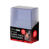 3" x 4" Super Thick 130PT Toploader (10 stk)