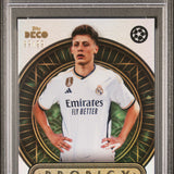 Arda Güler – Topps Deco UEFA Club Competitions 2023-24 Prodigy – Green /99 – PSA 10