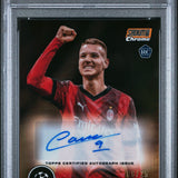 Francesco Camarda RC - Topps Stadium Club 23-24 Orange Prism Autograph  - PSA 9