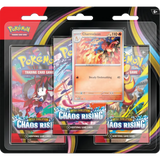 Pokemon TCG: Mega Evolution - Chaos Rising - 3 Pack Blister