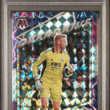 Kasper Schmeichel - Panini Mosaic 2021-22 Overdrive SSP  - PSA 9