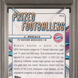 Jamal Musiala - Topps Finest UEFA Club Competitions 2022-23 Prized Footballers Gold /50 - PSA 10