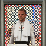Kevin Magnussen – Topps Chrome Formula 1 2023 #50 - Red Checker Flag Refractor /5 – PSA 9